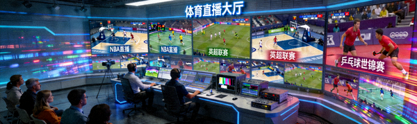 多画面高清体育直播流媒体大厅实时转播